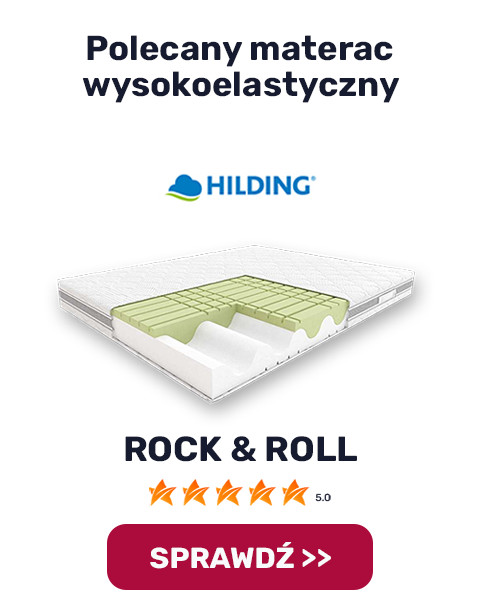 Materac Hilding Rock & Roll wysokoelastyczny